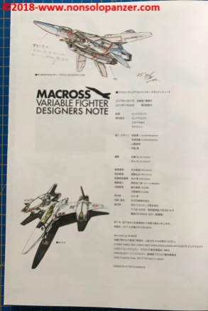 22 Macross Variable Fighter Designers Note
