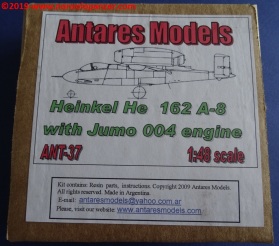 01 He-162 A-8 with Jumo 004 engine - Antares Models